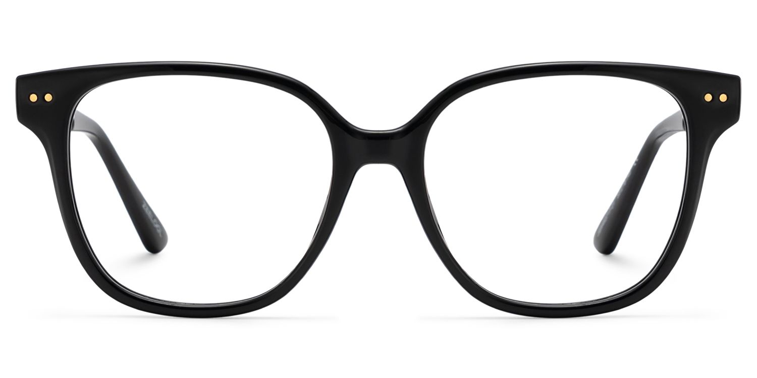 Zeelool Women's Cat eye Black Mixed Prescription Glasses
