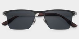 Brock Browline Black Glasses1