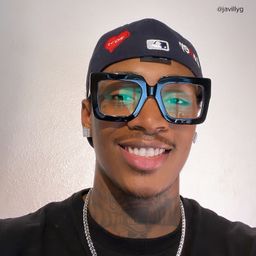 Brandon Square Black Glasses6