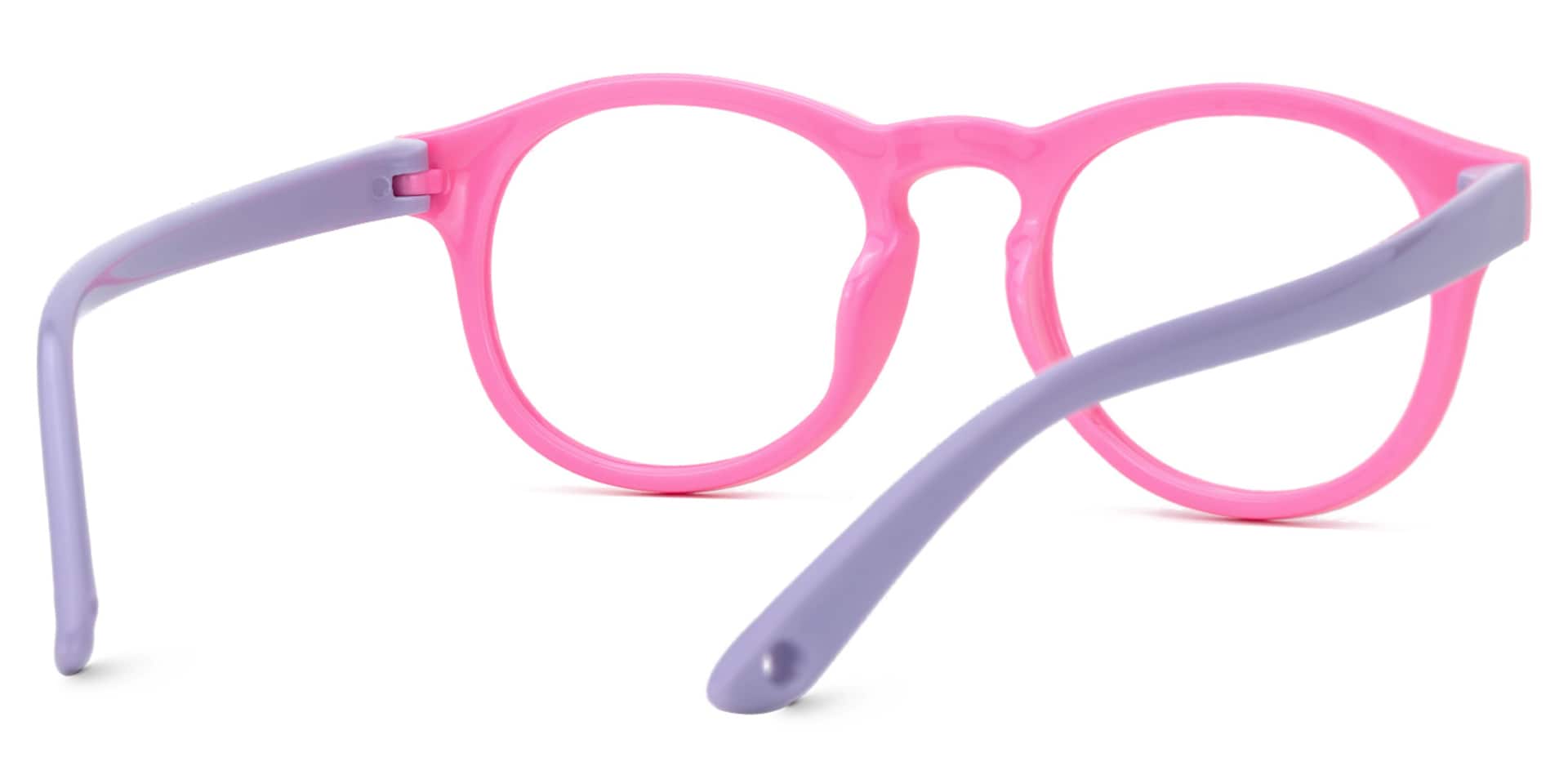 Gilgal Round Pink Frame Eyeglasses for Toddlers3