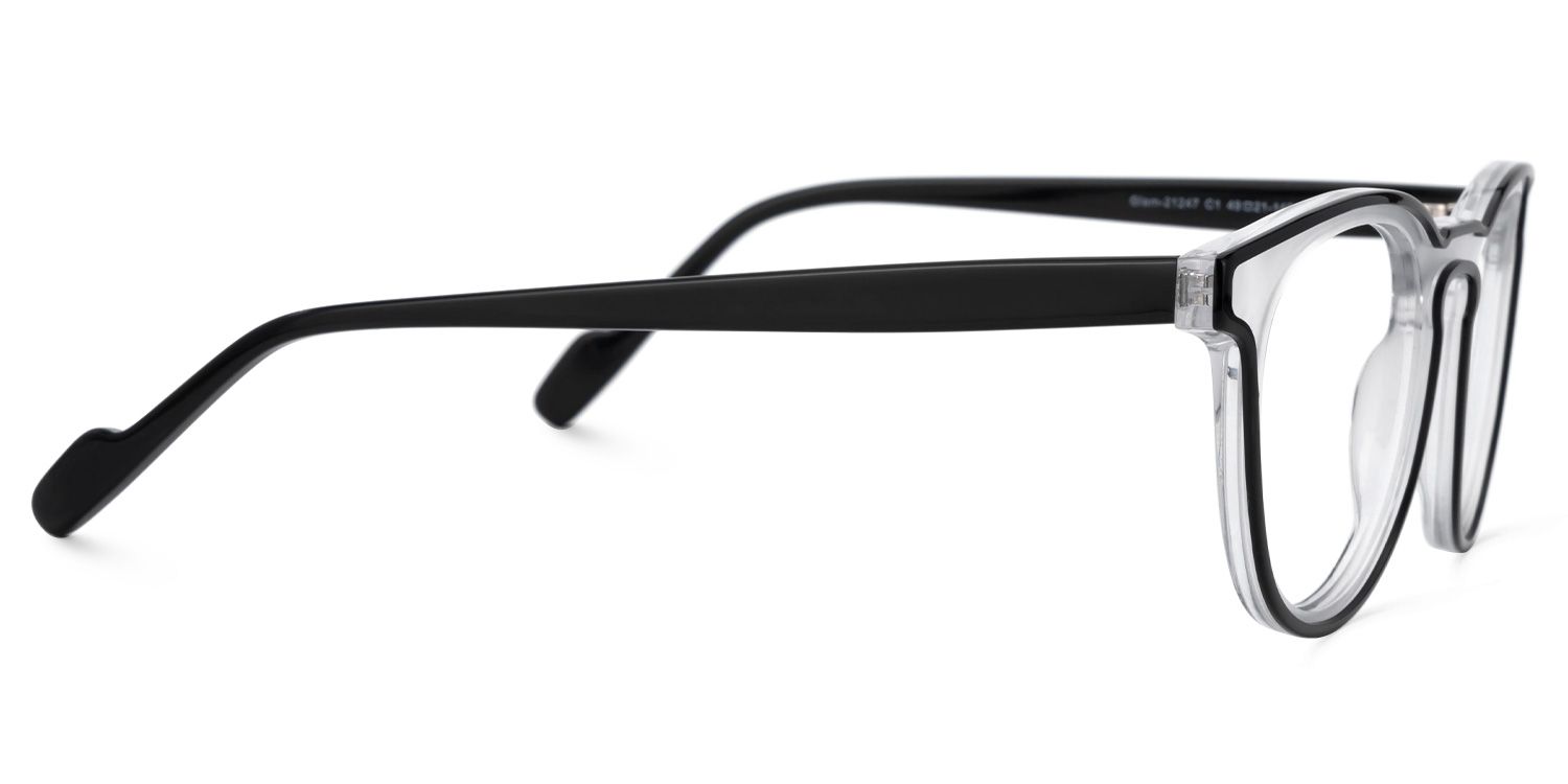 Suzette Eyeglasses in Round Two-Tone Frame | Zeelool2