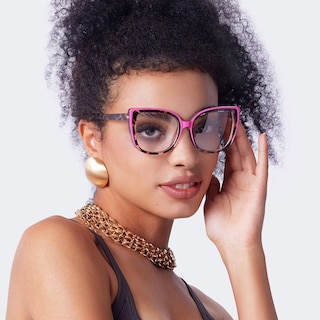 Fenn Cateye Pink Tortoise Glasses6