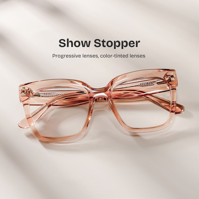Minguela Square Beige Glasses