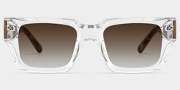 Orson Rectangle Clear Glasses0