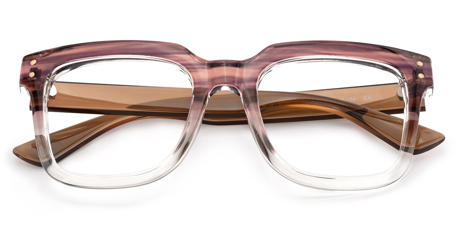 Square Spectacles For Men In Two-Tone Color2