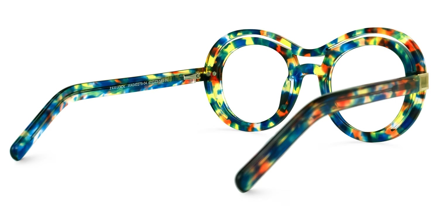 Texidor Round Blue-Tortoise Glasses3
