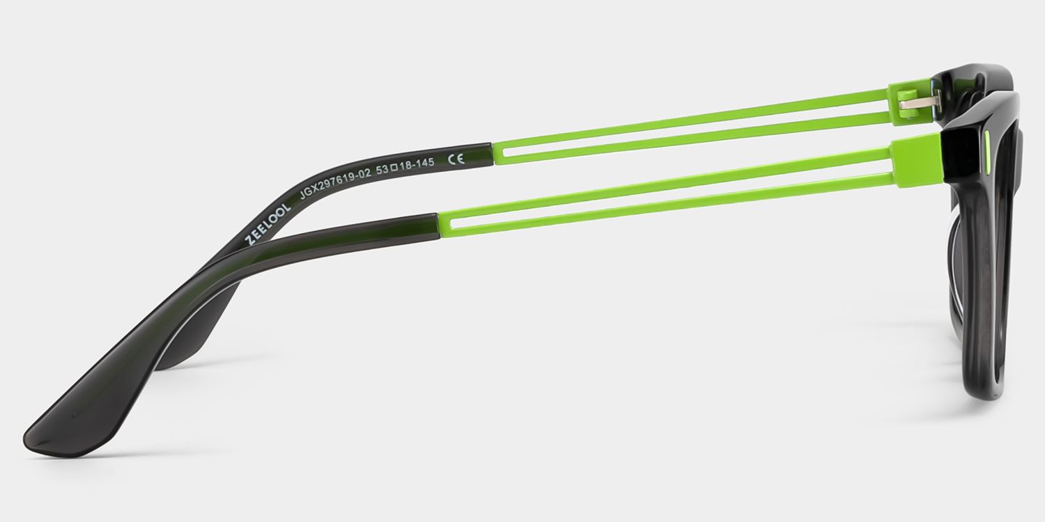 Axel Gray Frame Glasses with Rectangle Frame Online | ZEELOOL5