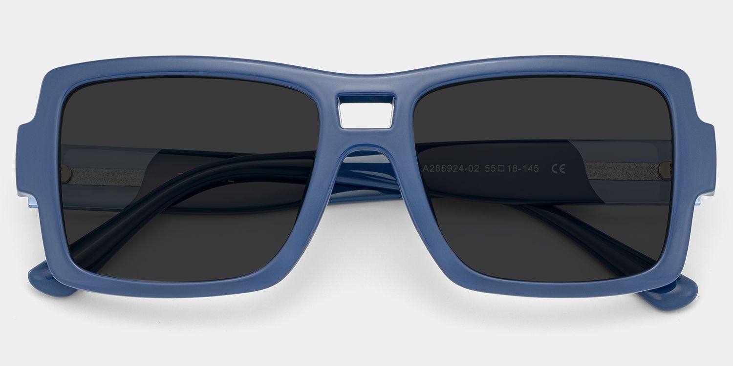 Blue Nora Aviator Eyeglass Frame for Women | ZEELOOL1