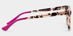 Vivienne Rectangle Pink Glasses7