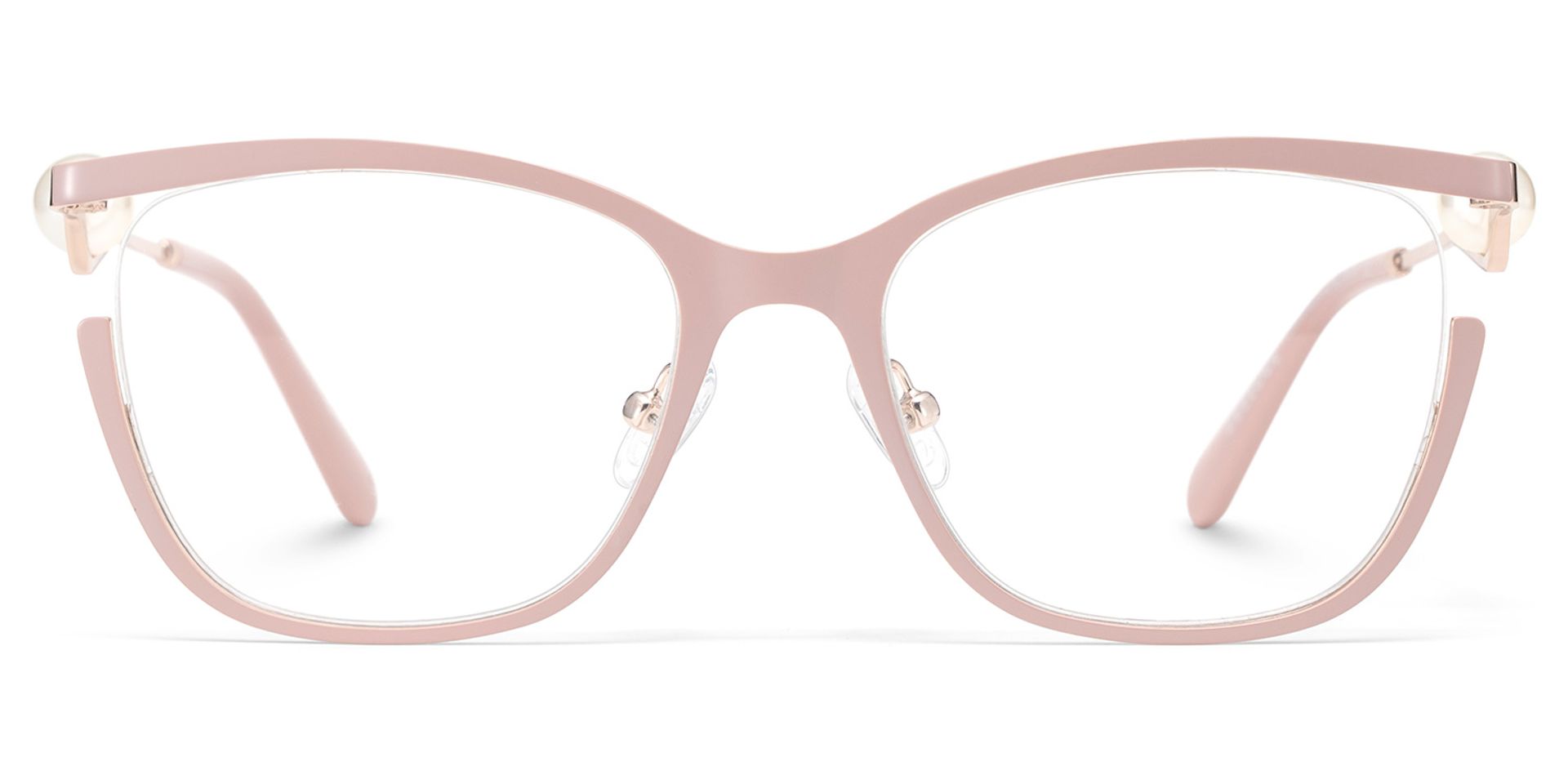 Aria Eyeglasses in Round Pink Frame | Zeelool2
