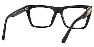 Rascoe Rectangle Black Glasses5