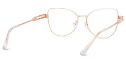 Gaga Cat eye Rose Gold Glasses4