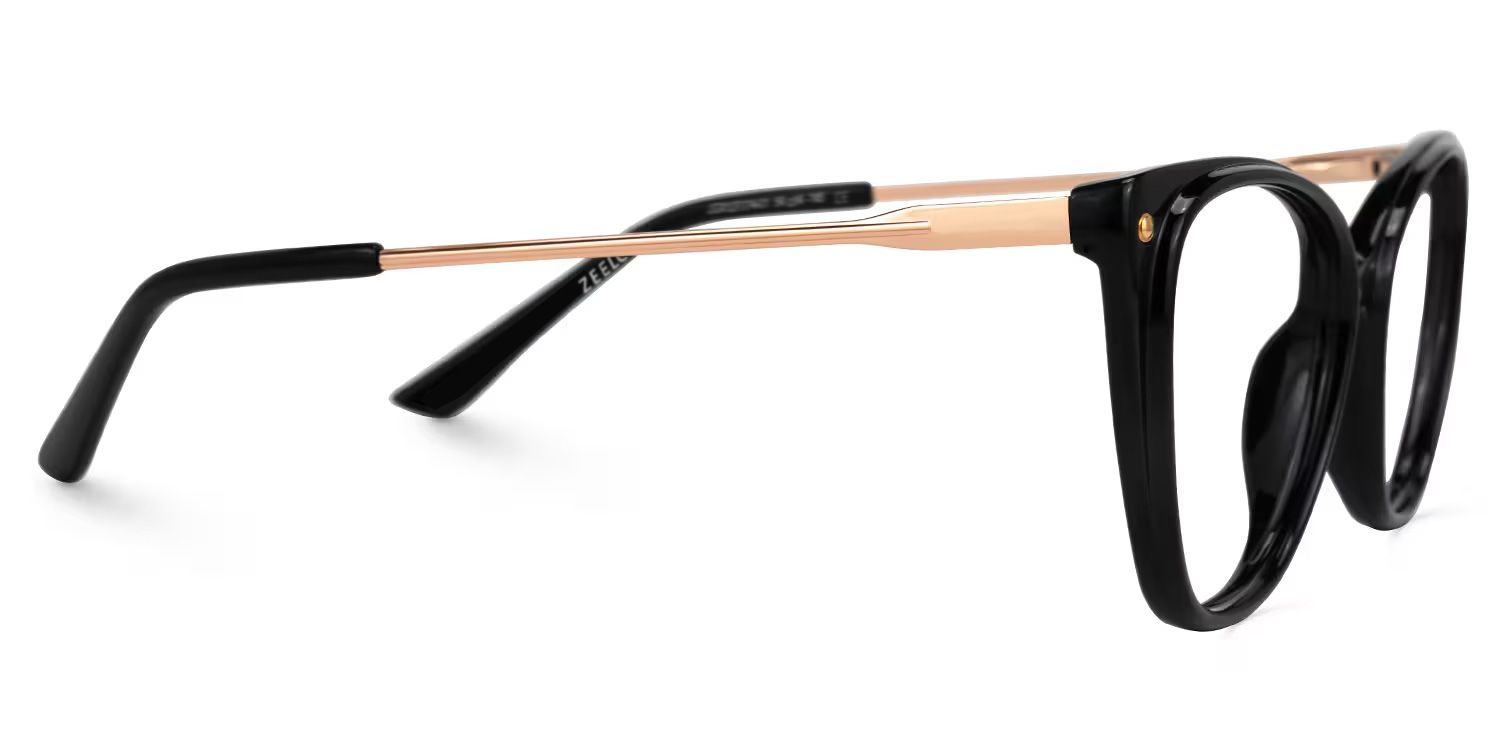 Cateye Brandi Black Glasses deals -Zeelool Glasses2
