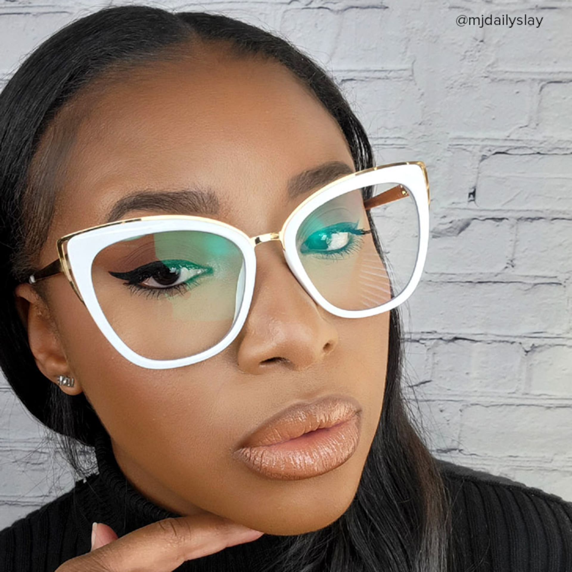 Ruiz Cateye White Glasses | Zeelool Glasses9