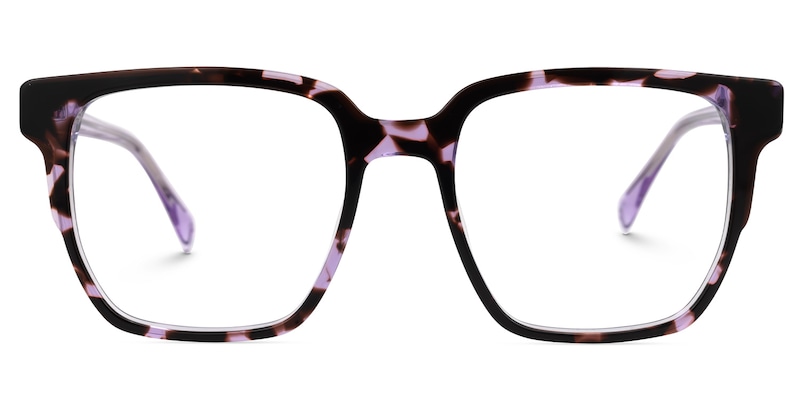 Square Aivry Purple Glasses deals -Zeelool Glasses0