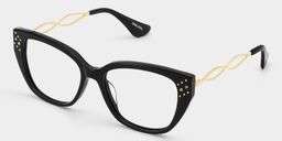 Alma Butterfly Black Glasses4
