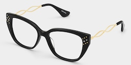 Alma Butterfly Black Glasses4