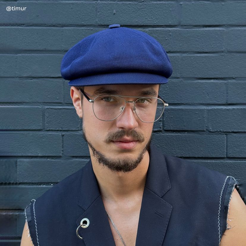 Calvin Silver Aviator Glasses