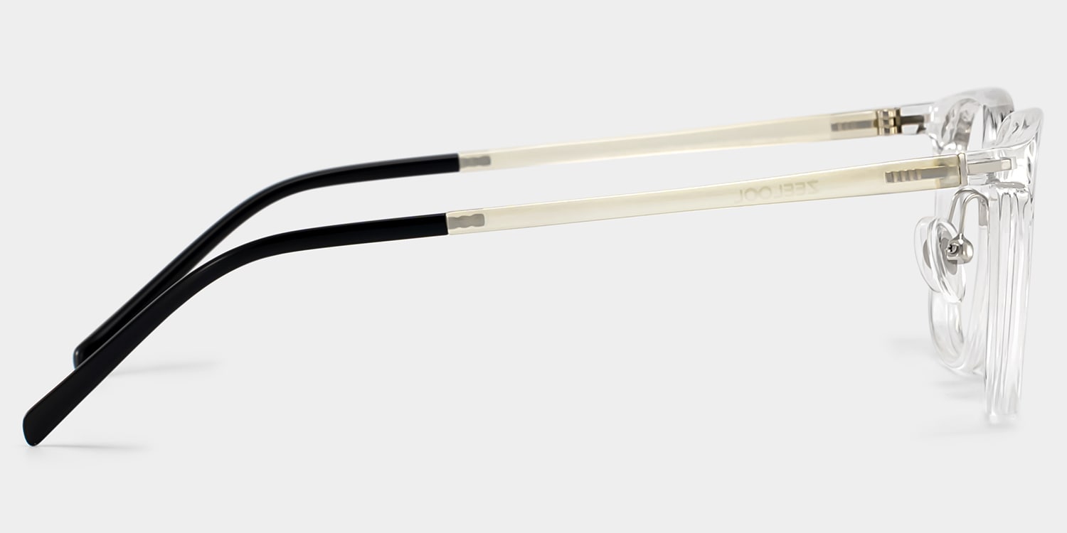 Lily Rectangle Clear Glasses3