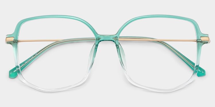 Payton Green Geometric Glasses