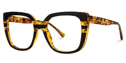 Brenda Square Tortoise Glasses1