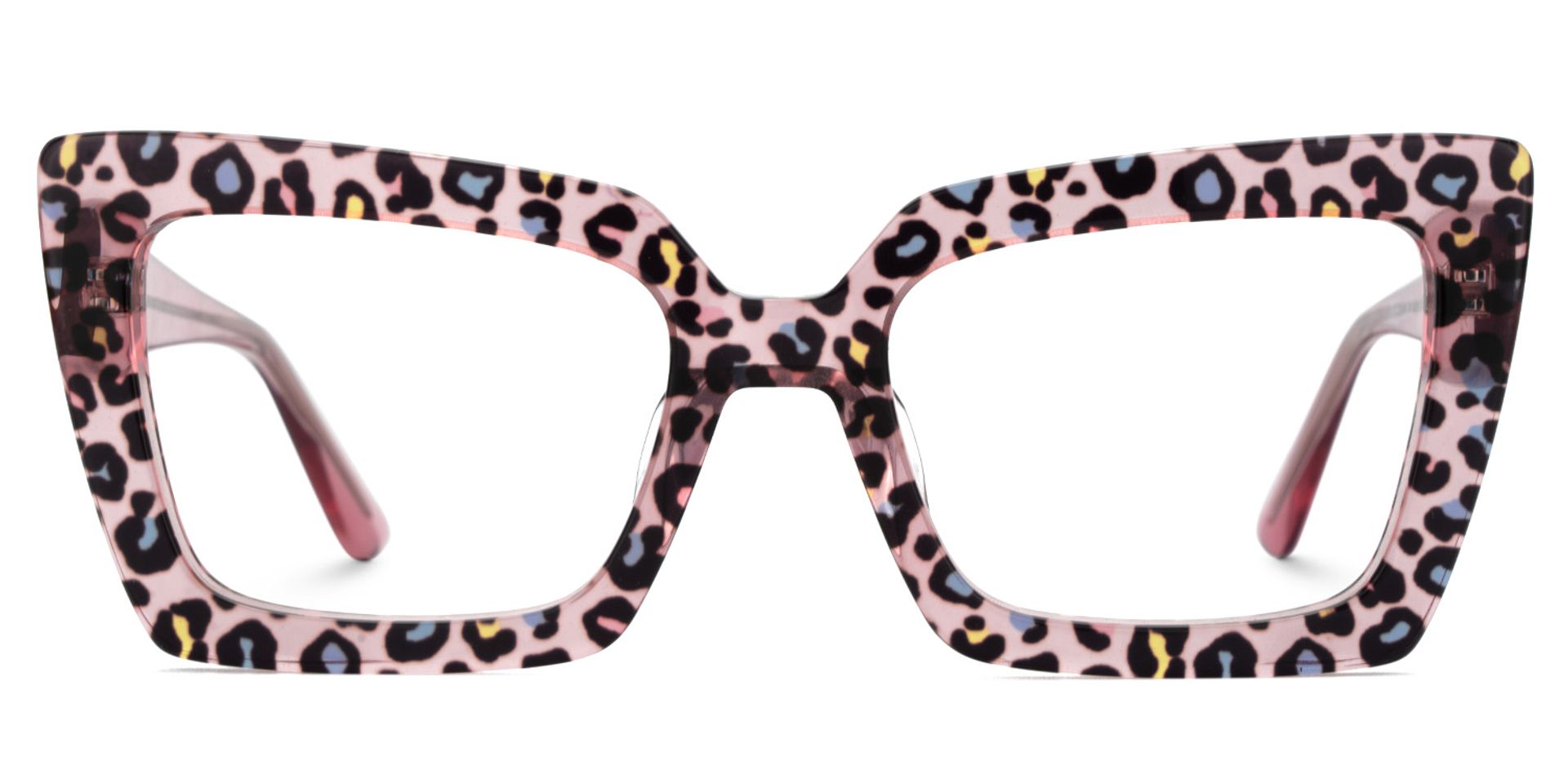 Tootie Eyeglasses in Butterfly Pink Leopard Frame | Zeelool0