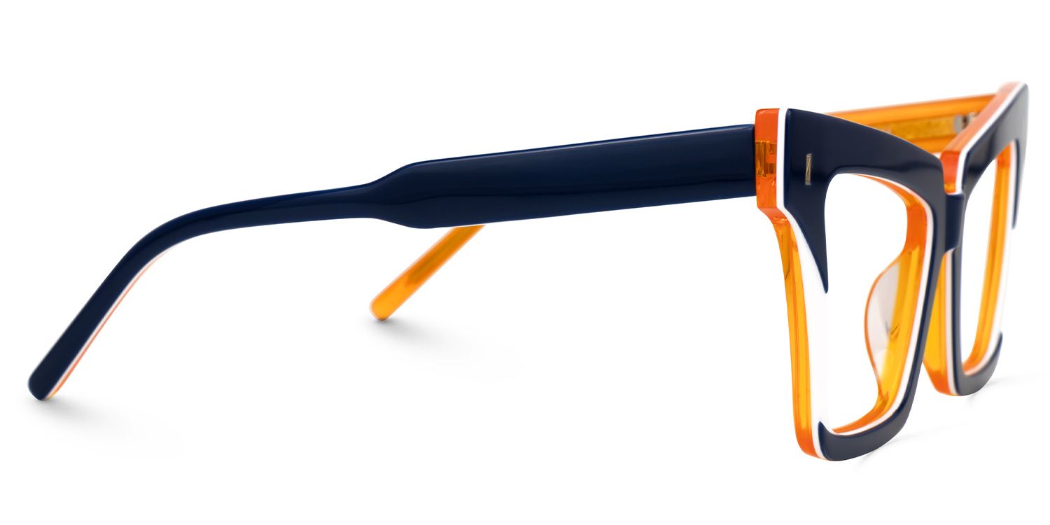Cateye Wagner Blue Glasses on sale -Zeelool Glasses