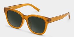 Azul Square Beige Polarized Sunglasses3