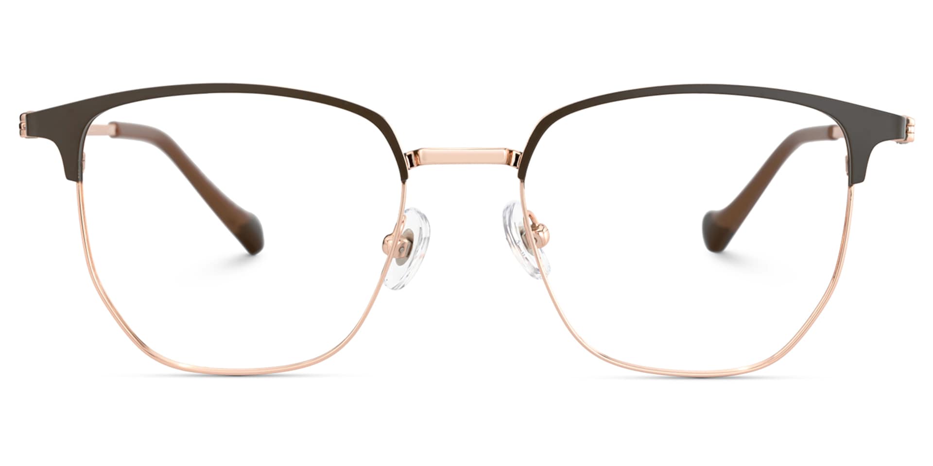 Gray Browline Glasses With High-quality Material1