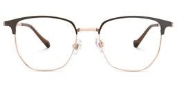 Bethelmy Browline Gray Glasses1