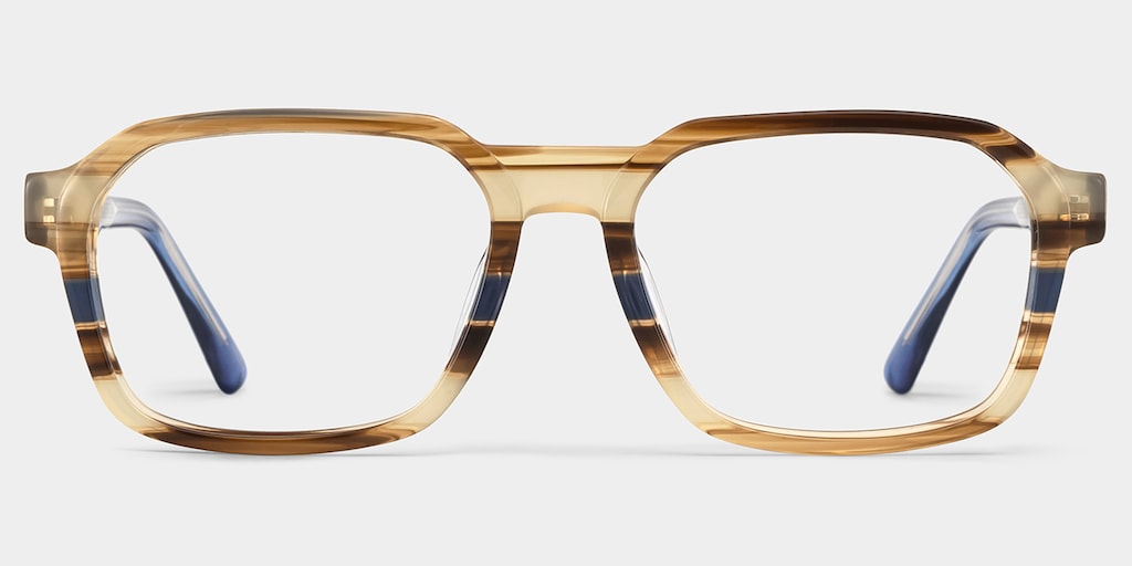 Arden Rectangle Colorful Glasses