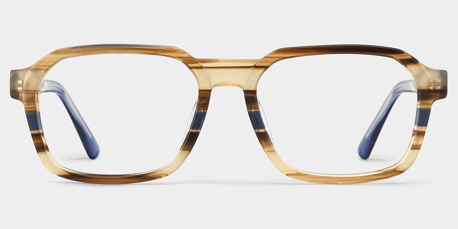 Arden Rectangle Colorful Glasses1