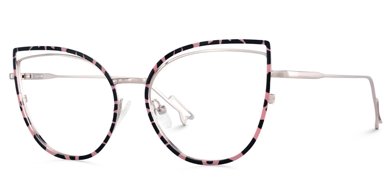 Spivey Cateye Metal Full Frame Eyeglasses | Zeelool2