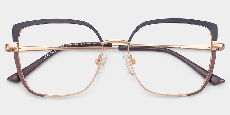 Grasso Square Two-Tone Glasses