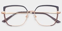 Grasso Square Two-Tone Glasses1