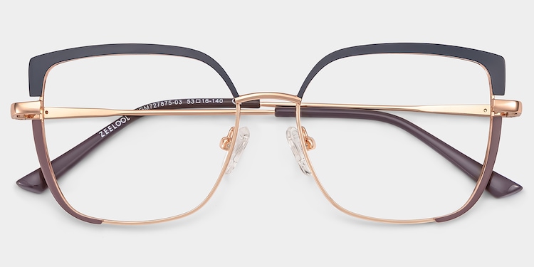 Grasso Square Two-Tone Glasses
