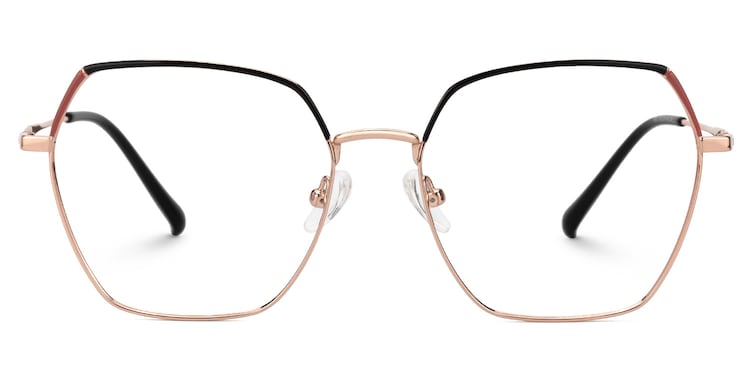 Marlon Geometric Two-Tone Glasses