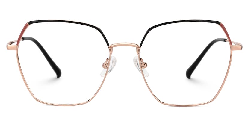Marlon Geometric Two-Tone Glasses