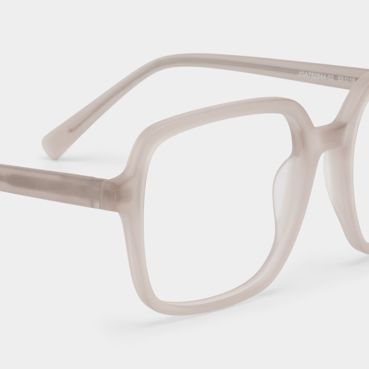Kenneth Khaki Square Glasses for Ladies | ZEELOOL4