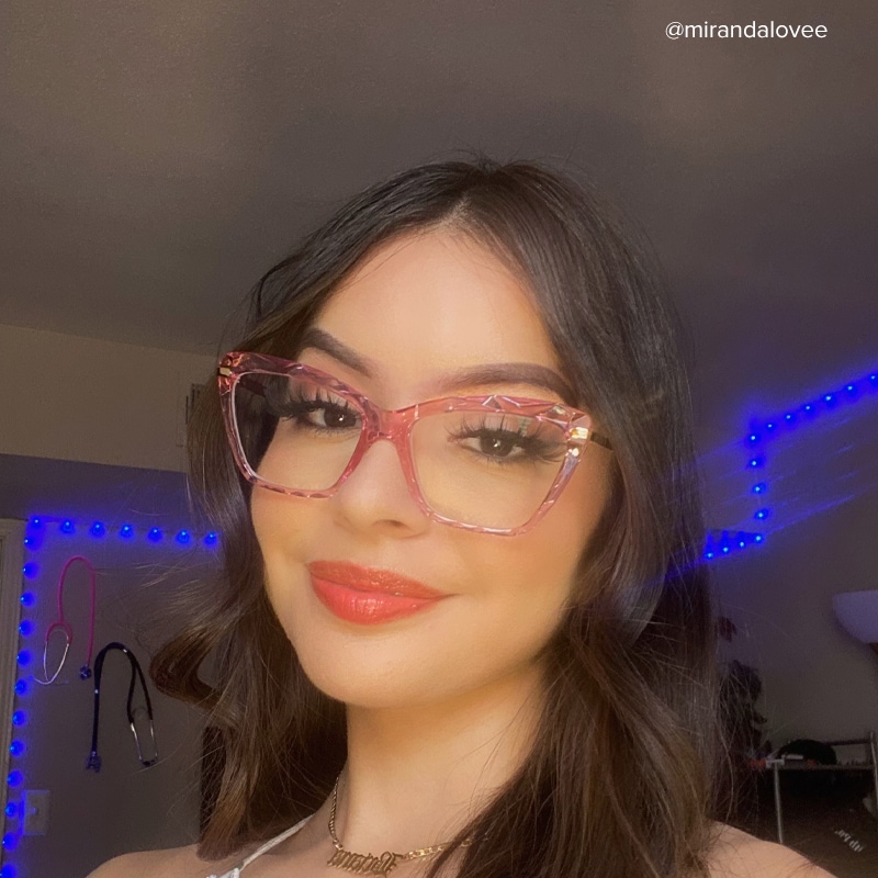 Juliet Cateye Pink Glasses10