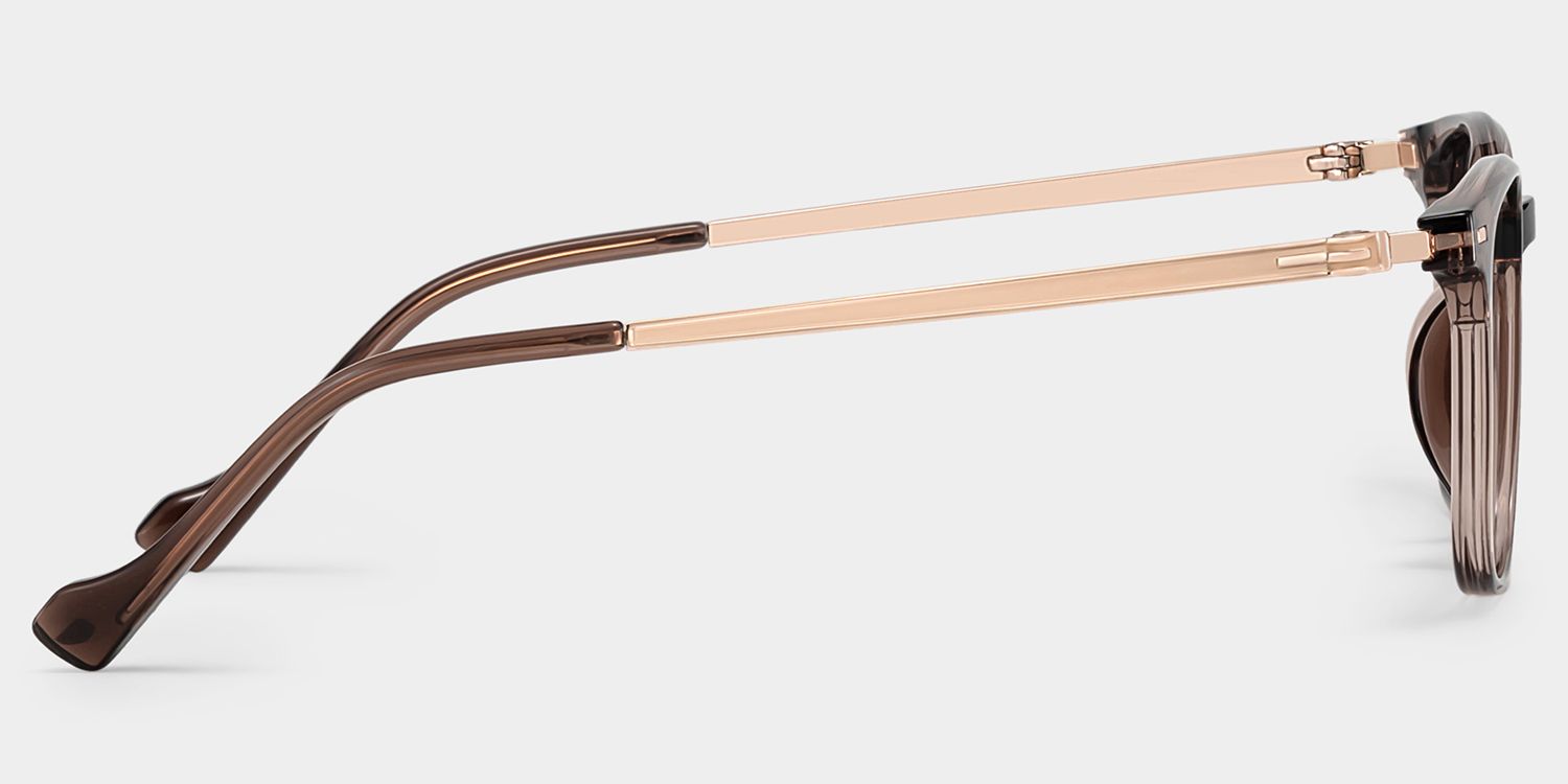 William Rectangle Brown Glasses Frames for men | ZEELOOL