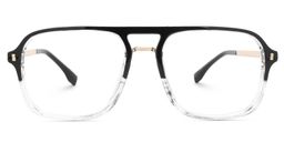Kilworth Aviator Black-Clear Glasses0