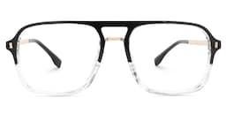 Kilworth Aviator Black-Crystal Glasses0