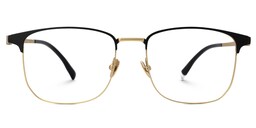 Rondon Rectangle Gold Glasses0