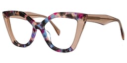 Nolia Cateye Floral Glasses1