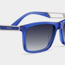 Morgan Blue Rectangle Sunglasses4