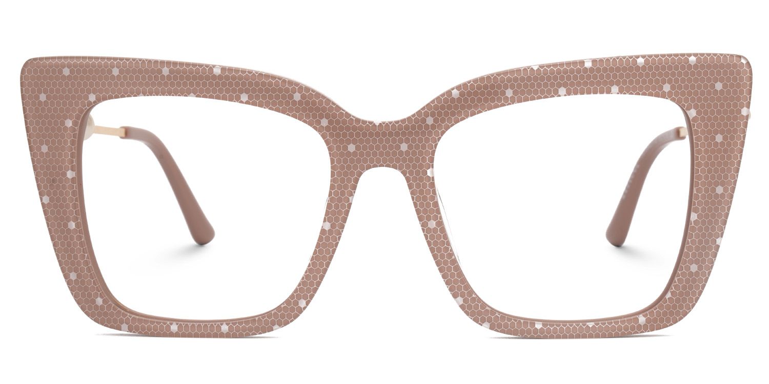 Monalisa Thick Brown Glasses in Square Design | Zeelool1