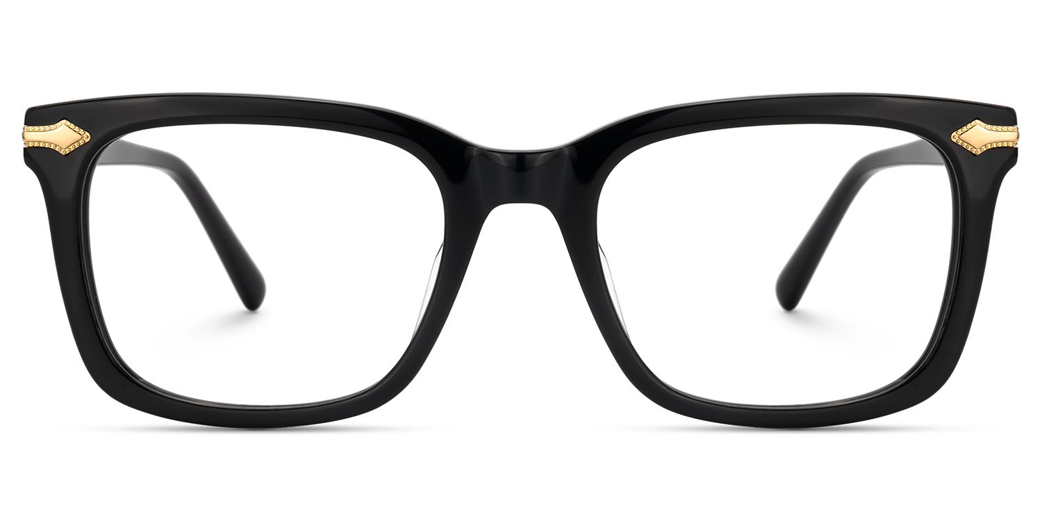 Rectangle Frame Glasses Men's Glasses1