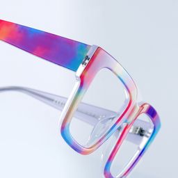 Pop Rectangle Colorful Glasses8