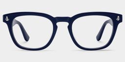 Pierce Blue Round Glasses1